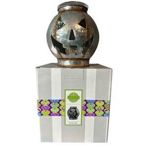 SCENTSY RUSTIC JACK Wax Warmer Galvanized Metal Jack O Lantern Pumpkin Halloween